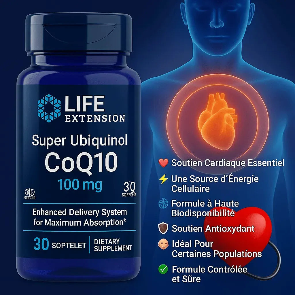 Complément Ubiquinol, Soutien Cardiaque