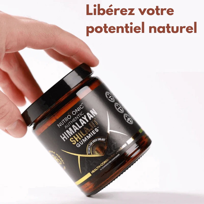 Shilajit Naturel en Gommes