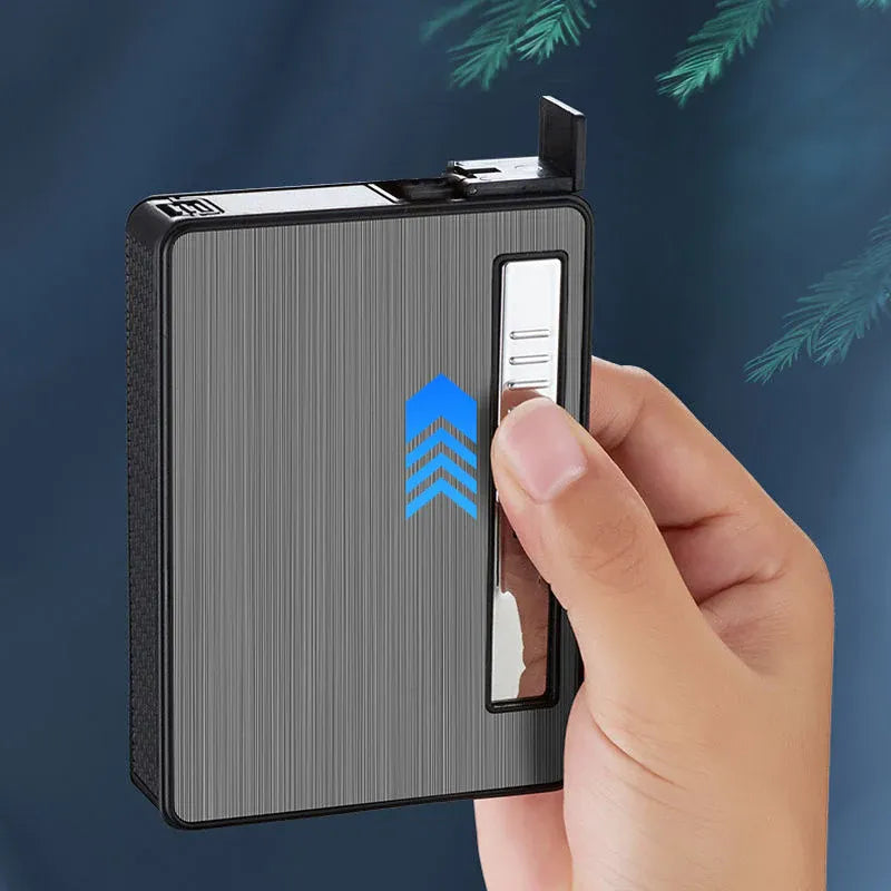 Briquet étui à cigarettes/éjection automatique/20 bâtonnets