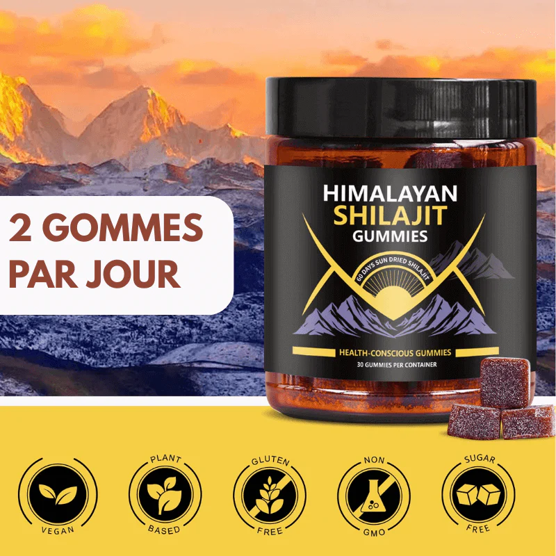 Shilajit Naturel en Gommes