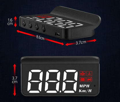 Compteur De Vitesse Projecteur Universel OBD2