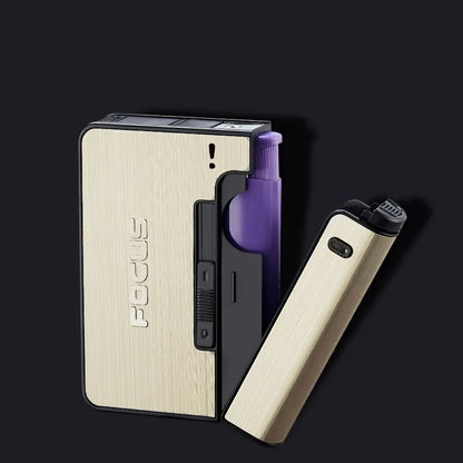 Ensemble Exclusif de 2 Étuis à Cigares Focus Lighter