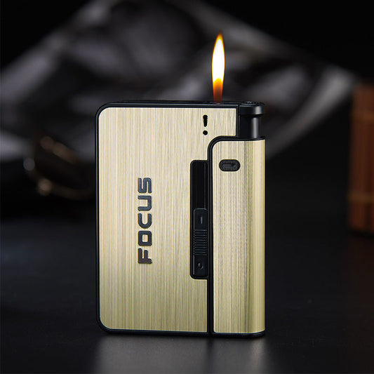 Ensemble Exclusif de 2 Étuis à Cigares Focus Lighter