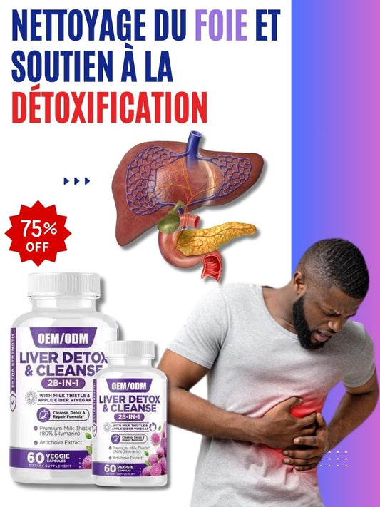 Solution 28-en-1: Détoxifiez et Nettoyez Votre Foie
