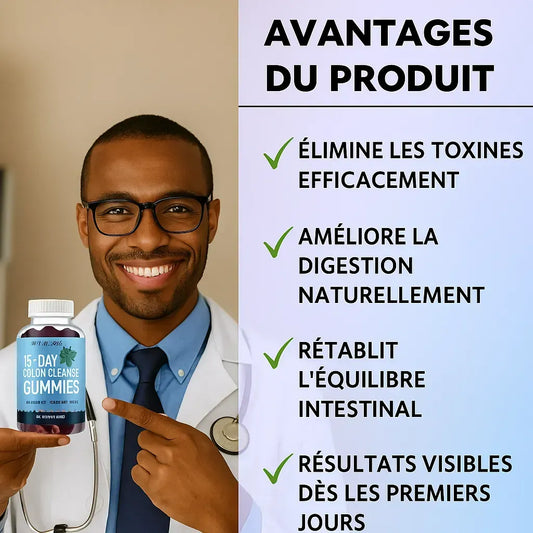 Détox et nettoyage du côlon - Élimine Toxines & Constipation