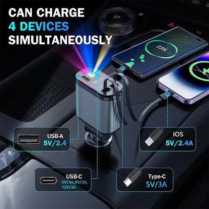 Chargeur de voiture multifonction Galaxy : charge et ambiance