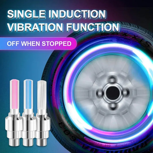 Lumières de roue LED étanches - Lot de 4 pcs