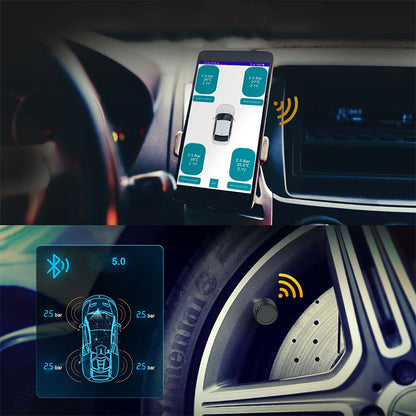 Surveillez la pression de vos pneus en temps réel avec nos capteurs Bluetooth