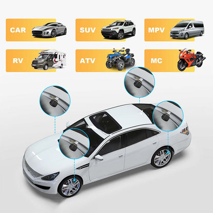 Surveillez la pression de vos pneus en temps réel avec nos capteurs Bluetooth